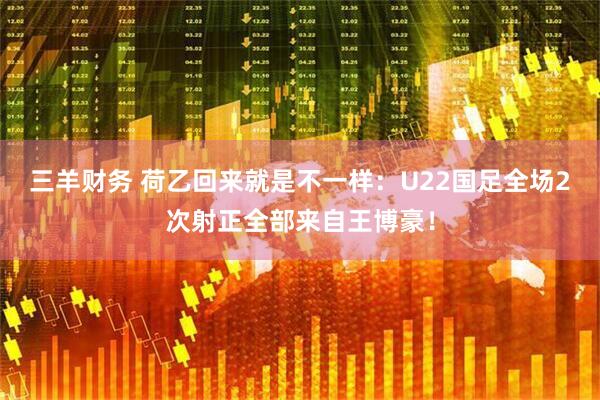 三羊财务 荷乙回来就是不一样：U22国足全场2次射正全部来自王博豪！